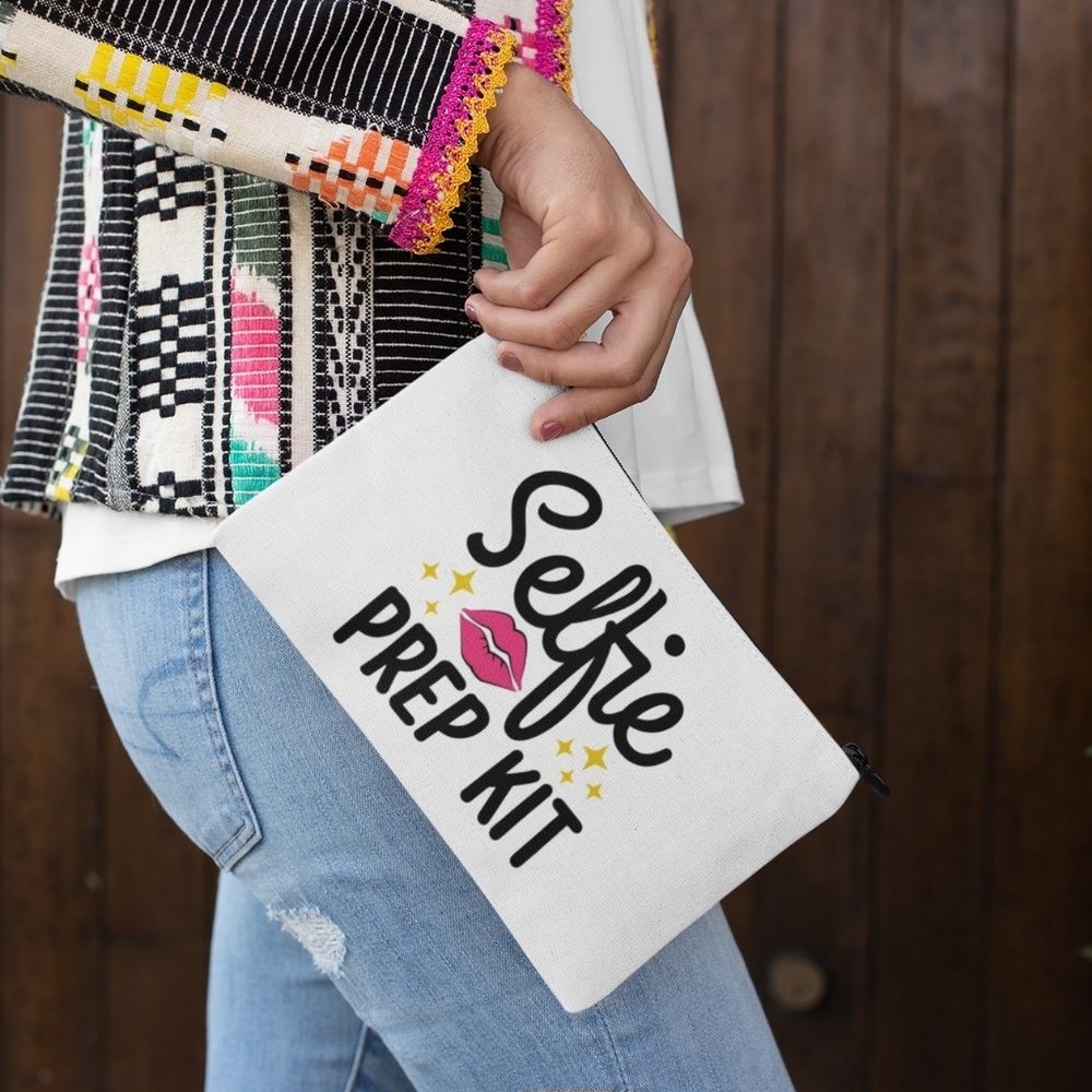 11. Zipper pouch for makeup cute and stylish